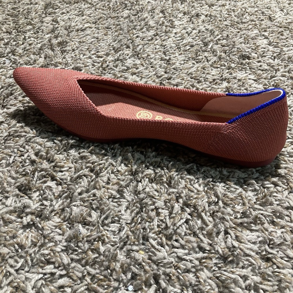 Rothys The Point Copper Peach Red Womens Size 7 Rare Retired Color - Picture 6 of 10